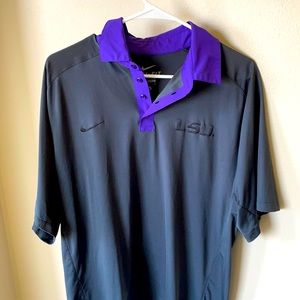 LSU Game Day Polo Dri Fit Nike